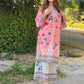 2 Pcs Women's Stitched Lawn Printed Co-Ord Set