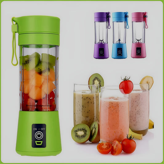 Portable Mini 6 blade Juicer blender | Outdoor Juicing Cup (380ml) -